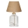 Stona lampa AYD 1xE27/40W/230V braon/prozirna