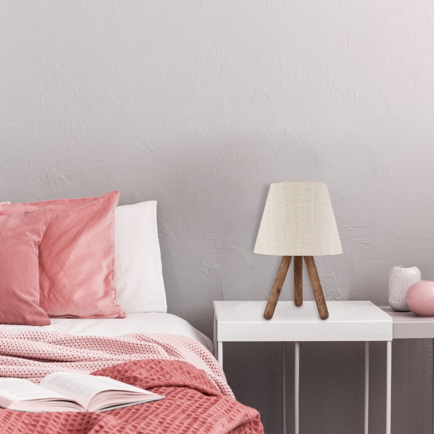 Stona lampa AYD 1xE27/60W/230V bež