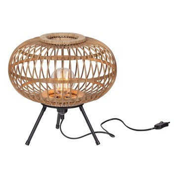 Stona lampa BASICLABEL 1xE27/40W/230V bambus