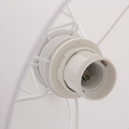 Stona lampa BASKET 1xE27/60W/230V bela