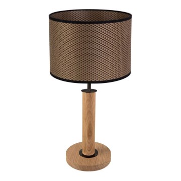 Stona lampa BENITA 1xE27/60W/230V 48 cm braon/hrast