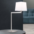 Stona lampa CARLTON 1xE27/40W/230V bela/mat hrom