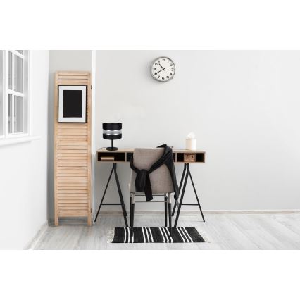 Stona lampa CORAL 1xE27/60W/230V crna