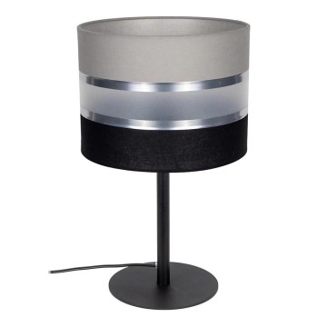 Stona lampa CORAL 1xE27/60W/230V crna/siva
