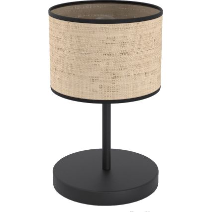 Stona lampa ECO 1xE27/15W/230V bež/ratan