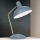 Stona lampa FEDRA 1xE14/40W/230V siva/mesing