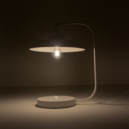 Stona lampa FELIX 1xE27/60W/230V bela