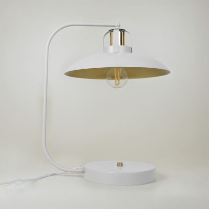 Stona lampa FELIX 1xE27/60W/230V bela