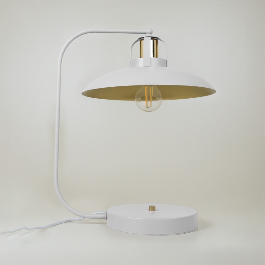 Stona lampa FELIX 1xE27/60W/230V bela