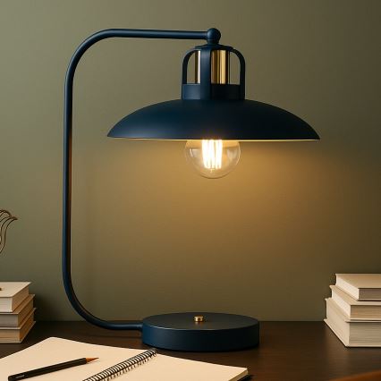 Stona lampa FELIX 1xE27/60W/230V plava