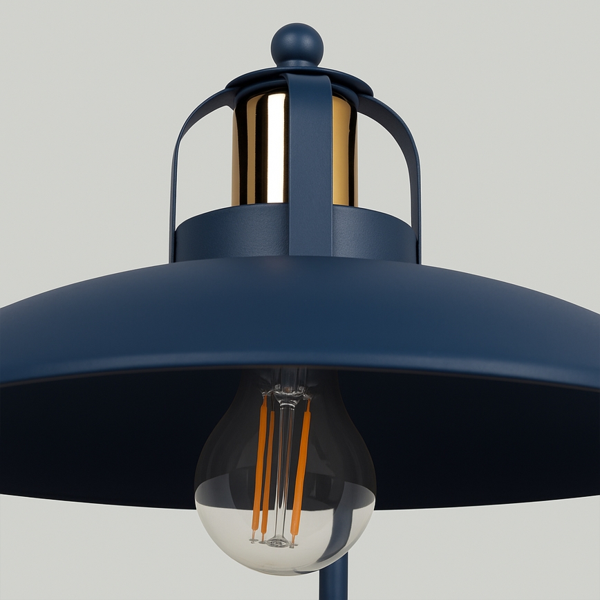 Stona lampa FELIX 1xE27/60W/230V plava