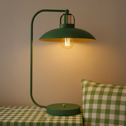 Stona lampa FELIX 1xE27/60W/230V zelena