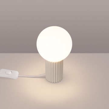 Stona lampa HALO 1xG9/8W/230V prečnik 12 cm krem boje