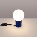 Stona lampa HALO 1xG9/8W/230V prečnik 12 cm plava