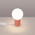 Stona lampa HALO 1xG9/8W/230V, prečnik 12 cm, ružičasta