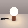 Stona lampa HALO 1xG9/8W/230V Ø 12 cm braon