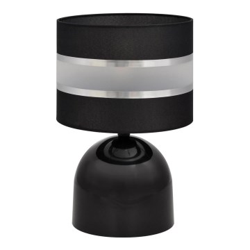 Stona lampa HELEN 1xE27/15W/230V crna/srebrna