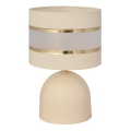 Stona lampa HELEN 1xE27/15W/230V krem/zlatna