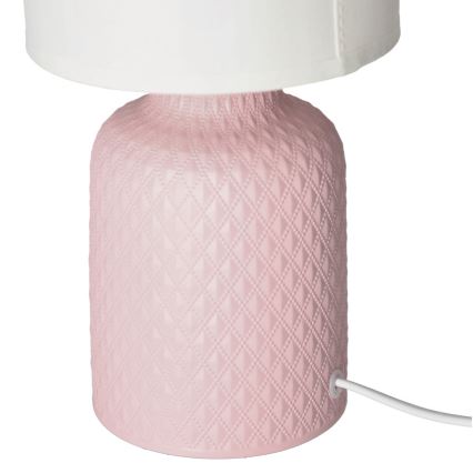 Stona lampa INER 1xE14/40W/230V ružičasta