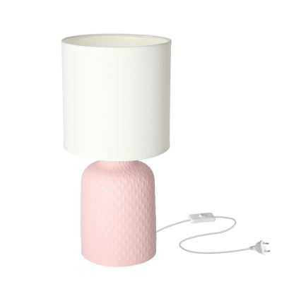 Stona lampa INER 1xE14/40W/230V ružičasta