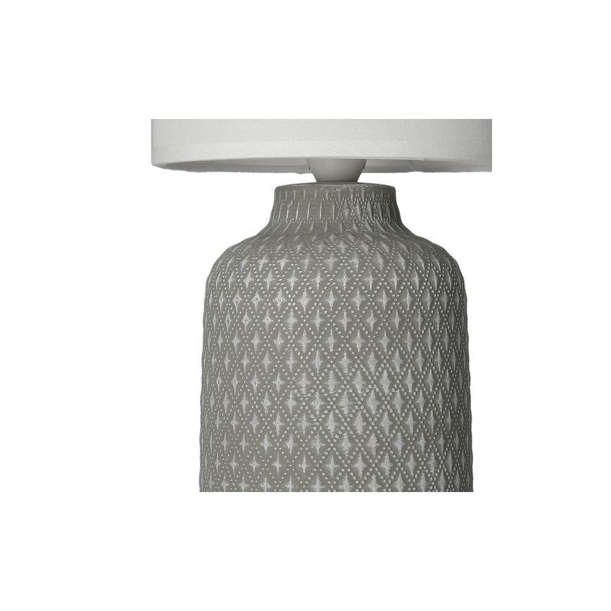 Stona lampa INER 1xE14/40W/230V siva