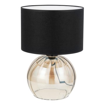 Stona lampa JETTE, 1xE27/15W/230V, crna/bež
