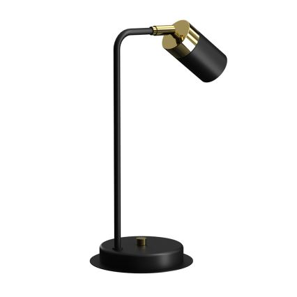 Stona lampa JOKER 1xGU10/25W/230V crna/zlatna