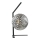 Stona lampa JUNO 1xE27/7W/230V siva/crna