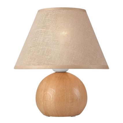 Stona lampa JUTA 1xE27/60W/230V hrast/bež