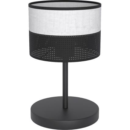Stona lampa KARBON 1xE27/15W/230V crna/siva