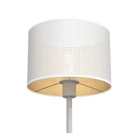 Stona lampa LOFT SHADE 1xE27/60W/230V, prečnik 25 cm, bela/zlatna