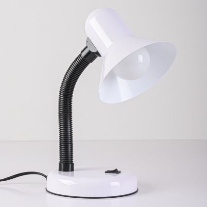 Stona lampa MENTOR 1xE27/15W/230V bela
