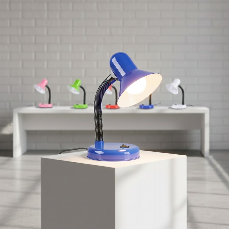 Stona lampa MENTOR 1xE27/15W/230V plava
