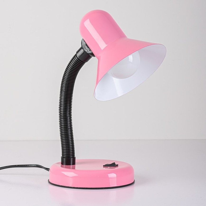 Stona lampa MENTOR 1xE27/15W/230V ružičasta