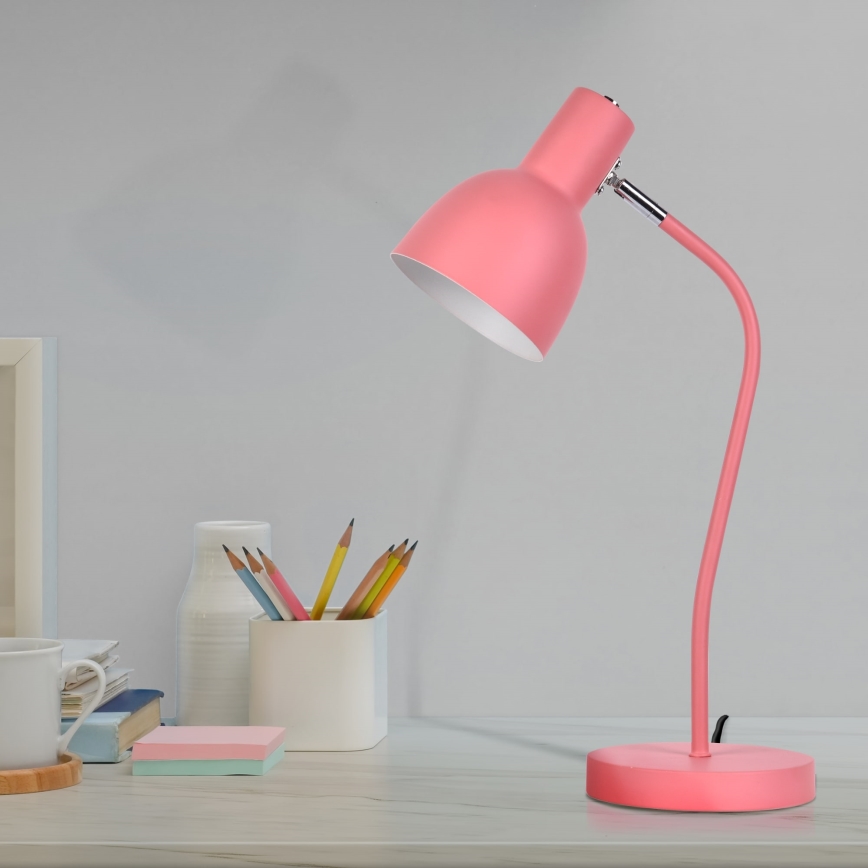 Stona lampa MIMI 1xE27/10W/230V ružičasta