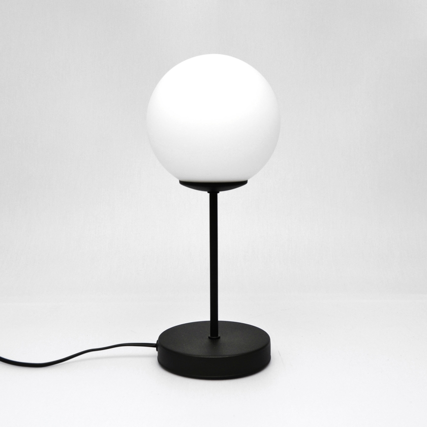 Stona lampa MOON 1xE27/15W/230V crna