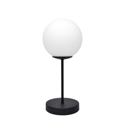 Stona lampa MOON 1xE27/15W/230V crna