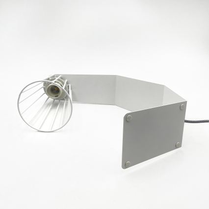 Stona lampa NANDO 1xE27/15W/230V bela