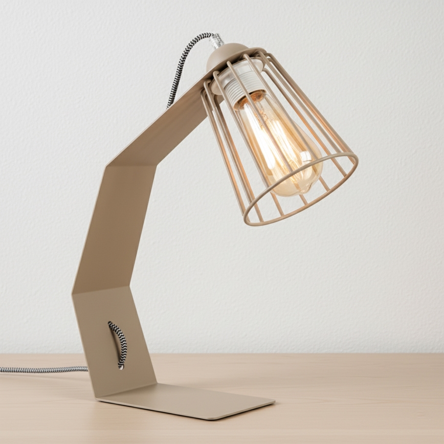 Stona lampa NANDO 1xE27/15W/230V bež
