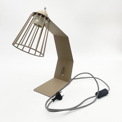 Stona lampa NANDO 1xE27/15W/230V bež