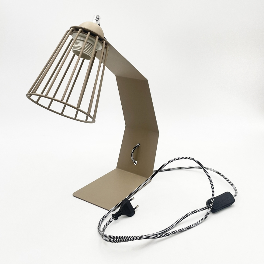 Stona lampa NANDO 1xE27/15W/230V bež