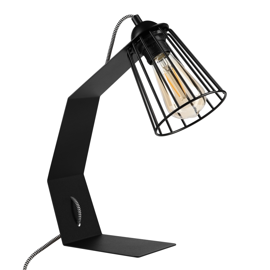 Stona lampa NANDO 1xE27/15W/230V crna
