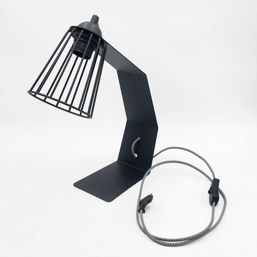Stona lampa NANDO 1xE27/15W/230V crna