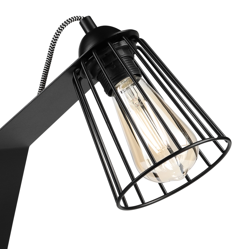 Stona lampa NANDO 1xE27/15W/230V crna