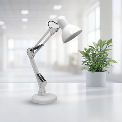 Stona lampa NEXA 1xE27/60W/230V bela