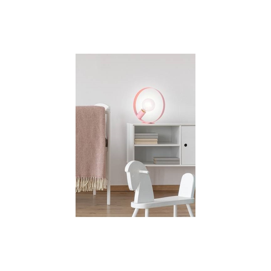 Stona lampa NEXO 1xE27/40W/230V ružičasta