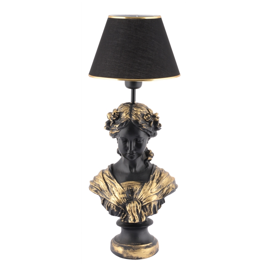 Stona lampa OPELYA 1xE27/40W/230V crna/zlatna