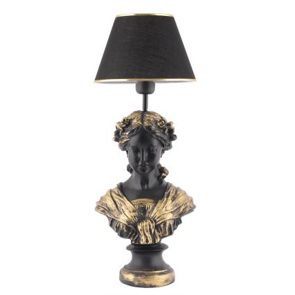 Stona lampa OPELYA 1xE27/40W/230V crna/zlatna