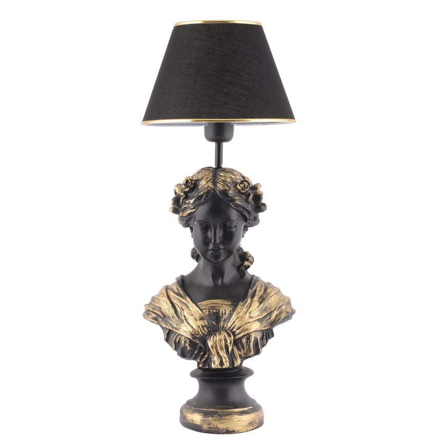 Stona lampa OPELYA 1xE27/40W/230V crna/zlatna