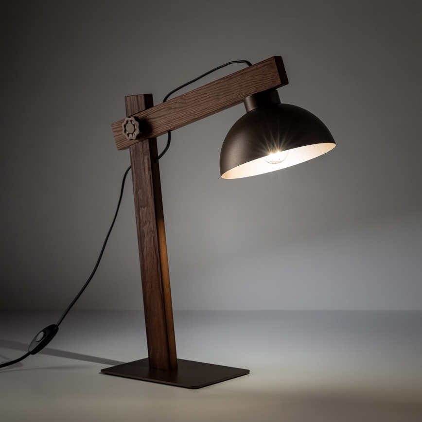 Stona lampa OSLO 1xE27/15W/230V orah/braon